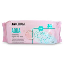 Delhaize | Lingettes | Bébé | Aqua 