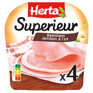 Herta | Beenham | Gekookt | 4 Sneden 150 gr