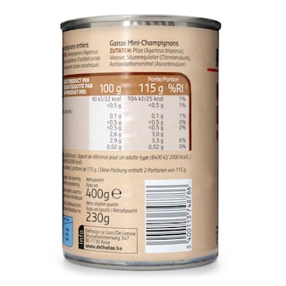 Delhaize | Champignons | Entiers | Mini 230 gr