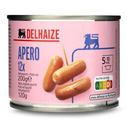 Delhaize | Saucisses | Apero 120 gr