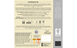 Delhaize | Café | Espresso 08 | Caps 100 gr