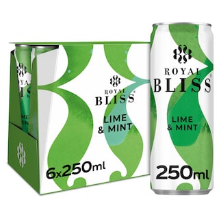 Royal Bliss | Tonique amer | Citron vert menthe | Canette 6 x 25 cl