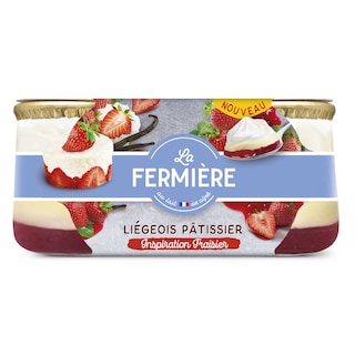 La Fermière | Dessert | Liegeois | Fraises 