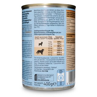Delhaize | Aliment chien | Terrine | Adult | Volaille 400 gr
