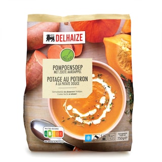 Delhaize | Soupe | Potiron | Pommes de terre douces 