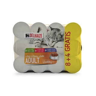 Delhaize | Aliment chat | Sauce | Family Pack 8+4 