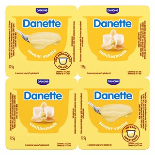 Danette | Dessert | Room | Vanille 4 x 125 gr