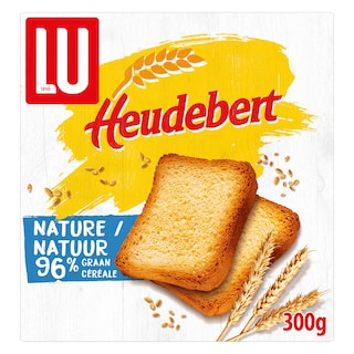 LU | Heudebert | Biscottes | Toasts | Crackers | Naturel 