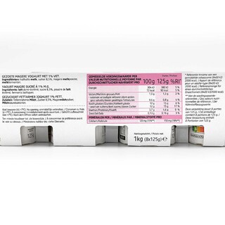 Delhaize | Yaourt | Nature | Maigre | Sucré 8 x 125 gr