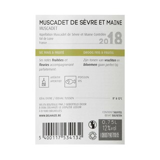 France - Frankrijk | Muscadet de Sèvre Et Maine AC | Muscadet de Sèvre Et Maine Wit 18 