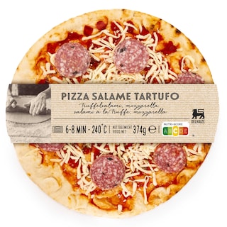 Delhaize | Pizza | Salami | Truffel 374 gr