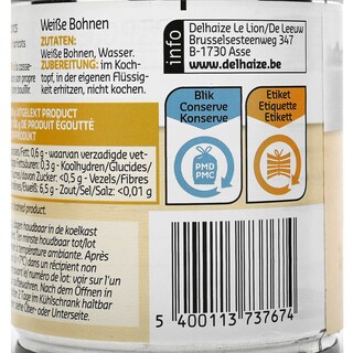 Delhaize | Bonen | Witte 