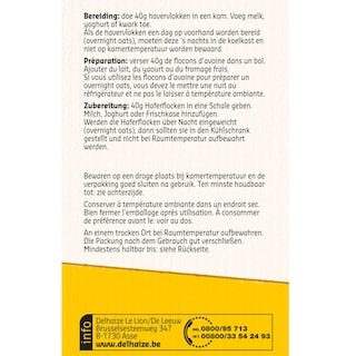 Delhaize | Flocons d'avoine| Fins 