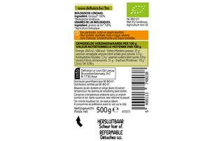 Delhaize | Bruin lijnzaad | Bio 500 gr