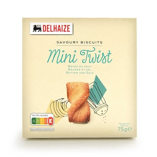 Delhaize | Twists | Mini | Beurre-Sel 