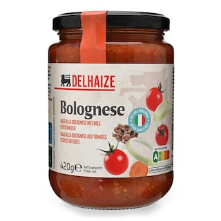 Delhaize | Sauce | Bolognaise ragu | Tomates cerise 