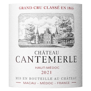Chateau Cantemerle | Haut-Médoc Grand Cru Classé | 2021 75 cl