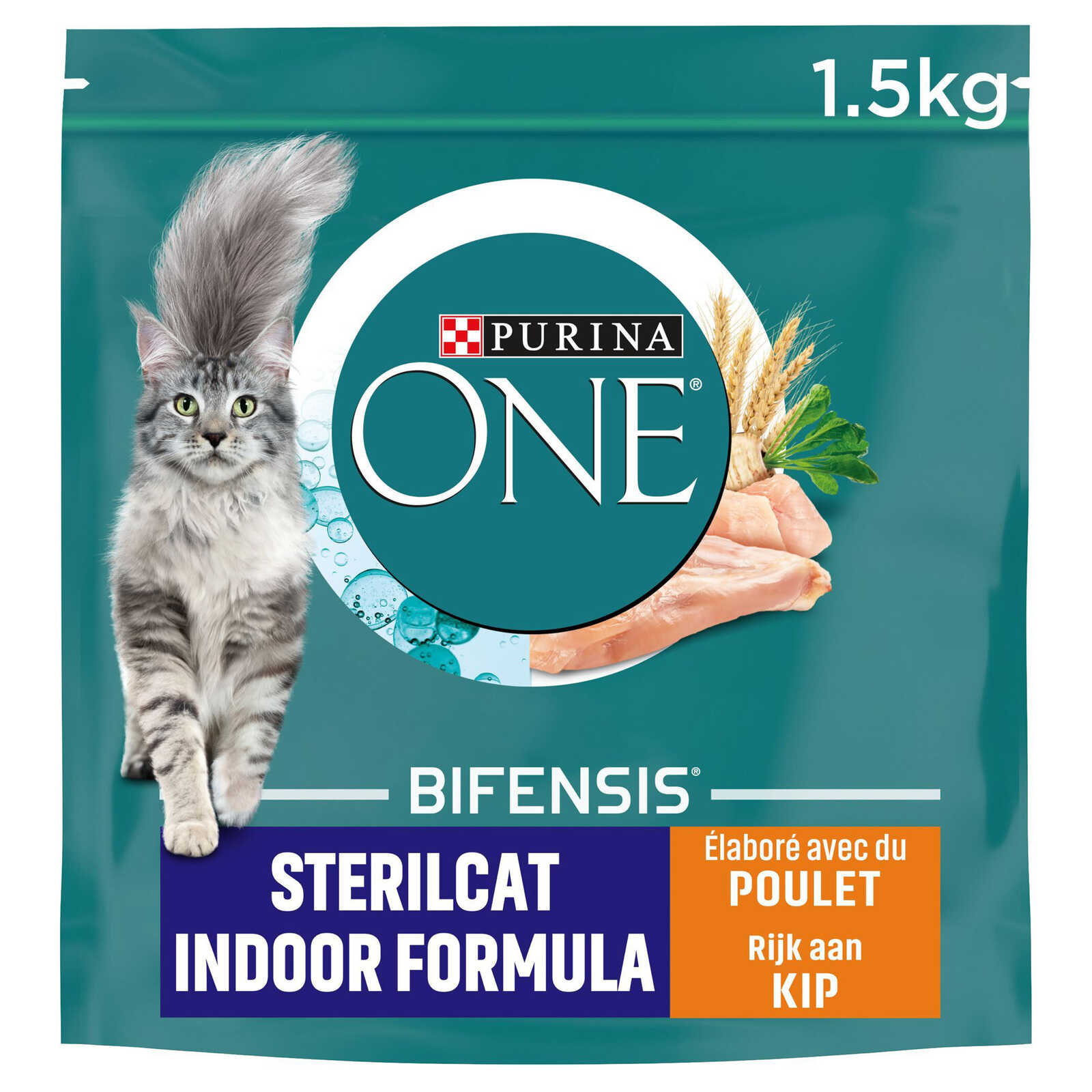 Purina ONE Bifensis | Kattenvoeding | Sterilised | Brokjes | Kip