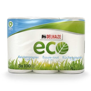 Delhaize | Eco | Keukenpapier | 3 lagen | Eco 3 st
