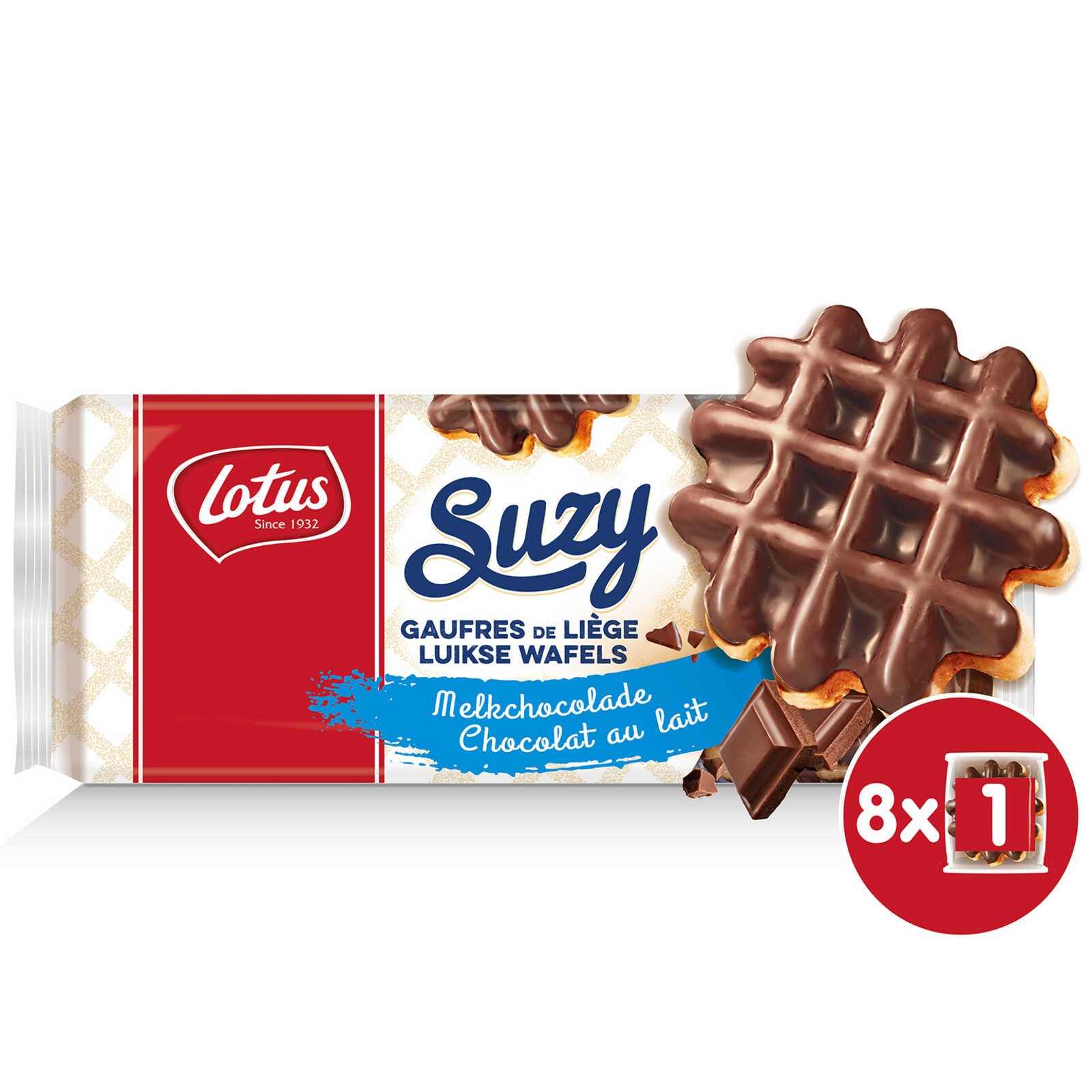 Lotus Suzy | Luikse wafels | Melkchocolade