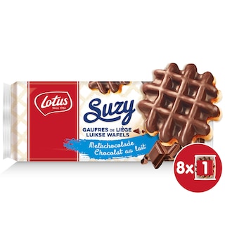 Lotus | Suzy | Suzy | Gaufres de Liège | Chocolat au lait 