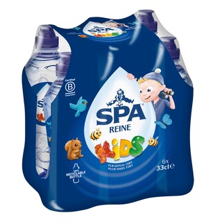 Spa | Reine | Eau minérale | Non pétillante | PET | Bouchon Sport 6 x 33 cl