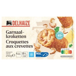 Delhaize | Croquettes | Crevettes 4 x 62,5 gr