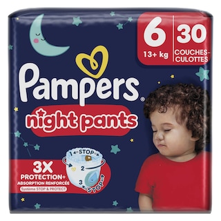Pampers | Baby Dry Pants | Culottes de Nuit | Taille 6 
