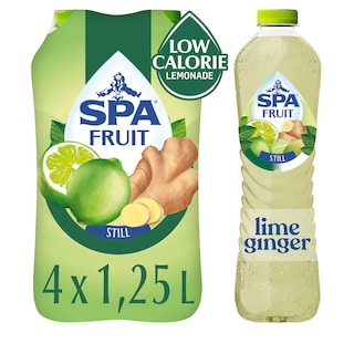 Spa | Fruit | Limonade | Niet Bruisend | Lime-Ginger | PET 