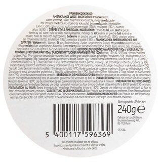 Delhaize | American pancakes 6PC 240 gr