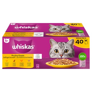 Whiskas | Kattenvoeding | Gelei | Mix vlees 