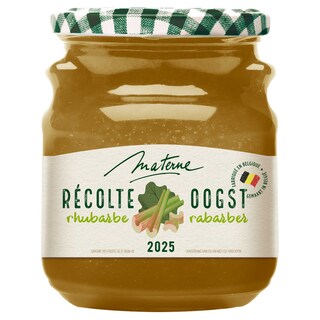 Materne | Confiture | Rhubarbe | Récolte 