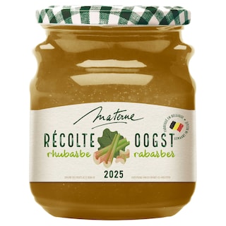 Materne | Confiture | Rhubarbe | Récolte 