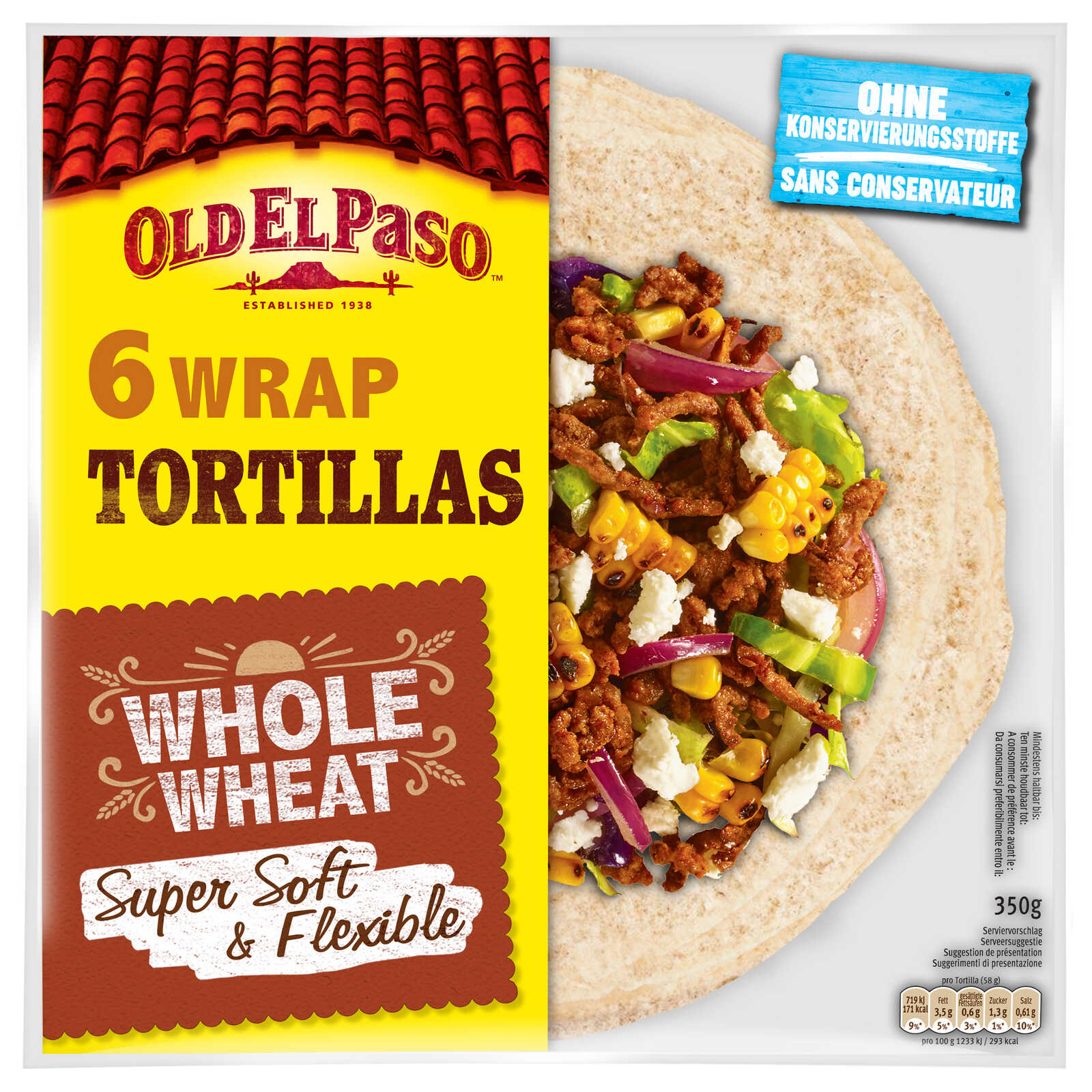 Old El Paso Tortilla | Volkoren