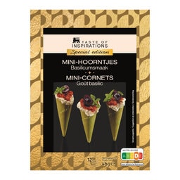 Taste of Inspirations | Hoorntjes | Mini | Basilicum 