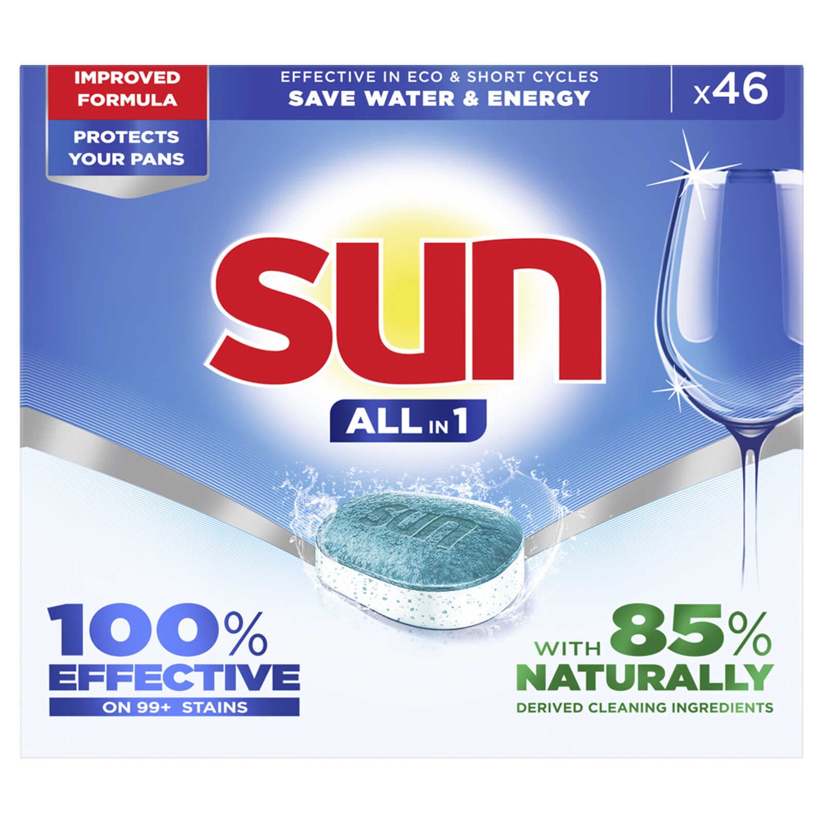 Sun 46 Vaatwastabletten | AIO | Regular