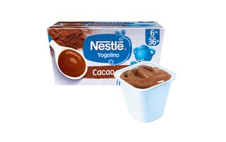 Nestlé | Yogolino | Melkdessert | Cacao | Baby | 6 maanden 4 x 100 gr