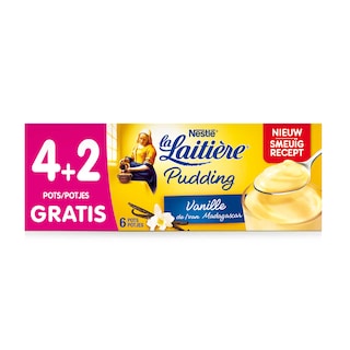 Nestlé | La Laitière | Vanille | Madagascar | Volle melk 4+2 gratis 