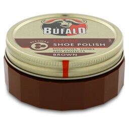 Bufalo | Cirage en crème | Classic | Cire d'abeille | Brun 