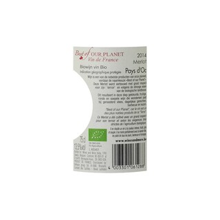France - Frankrijk | Midi de la France - Oc IGP | Best Of Our Planet Merlot Rouge | Bio 