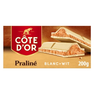 Côte d'Or | Chocolat | Chocolat Blanc | Praliné 200 gr