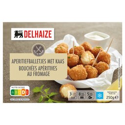 Delhaize | Kaasballetjes | Op 3 wijzen 250 gr