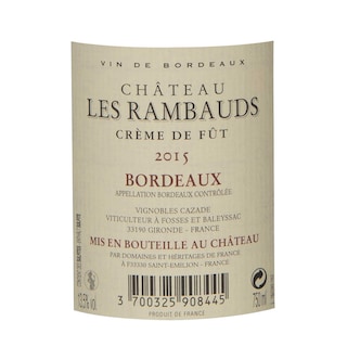 France - Frankrijk | Bordeaux - Bordeaux | Château Les Rambauds 2015 Rouge 