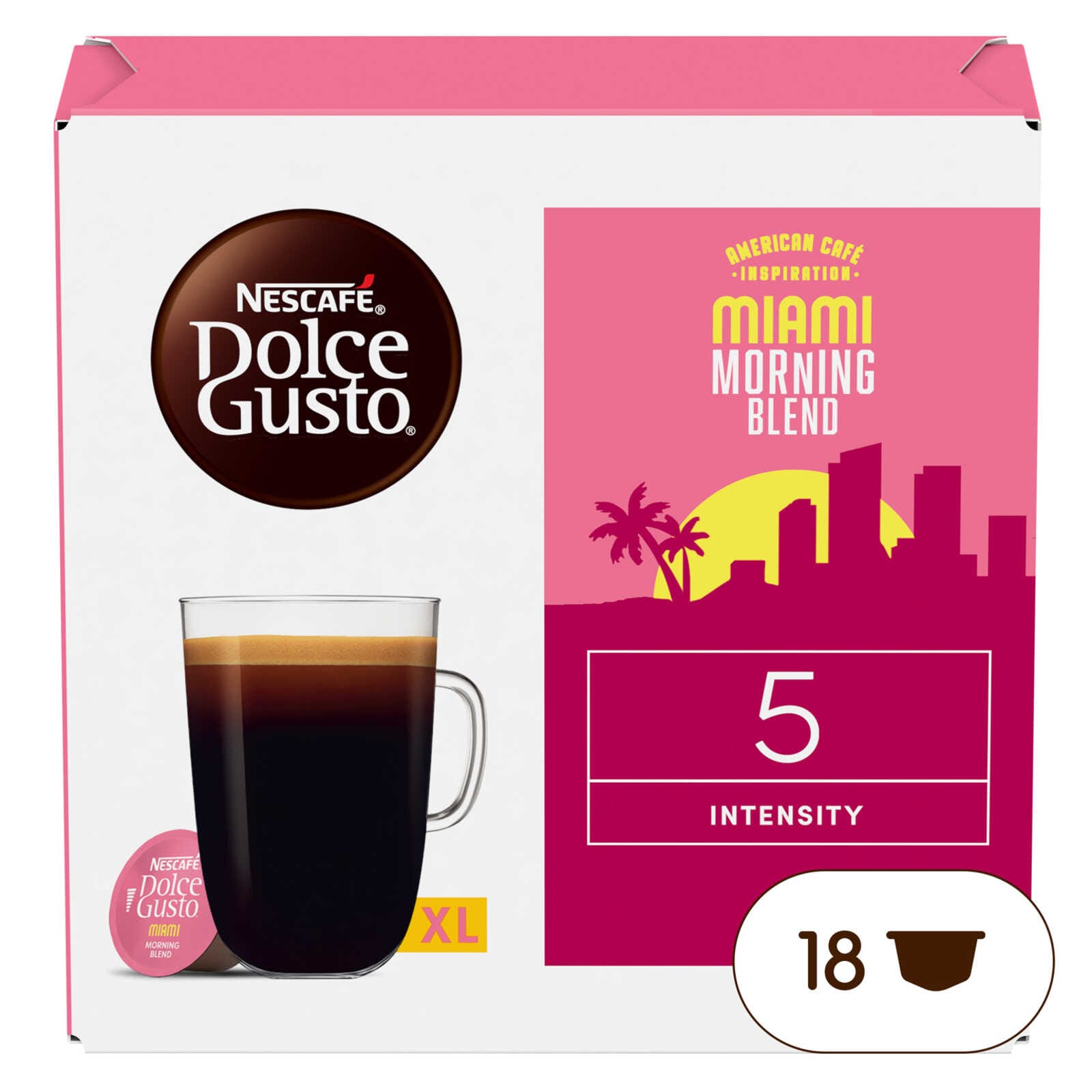 Nescafé Koffie Grande Miami | 18 capsules