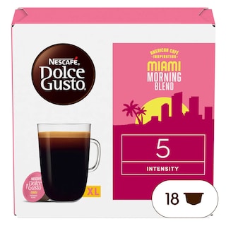 Nescafé | Dolce Gusto | Café Grande Miami | 18 capsules 