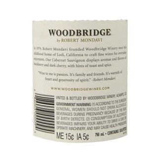 USA | California - Robert Mondavi | Woodbridge Cabernet Sauvignon 17 Rood 