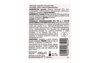Delhaize | Scampis | Cuits | Décortiqués 200 gr