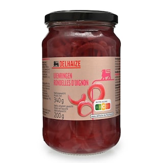 Delhaize | Rode uienringen 