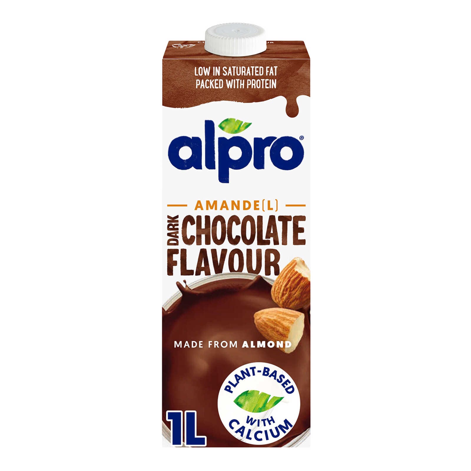 Alpro Plantaardige drank | Pure chocolade | Amandelen