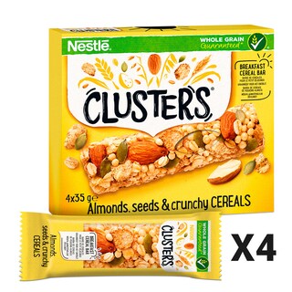 Nestlé | Clusters | Barres céréal | Amandes & Graines 